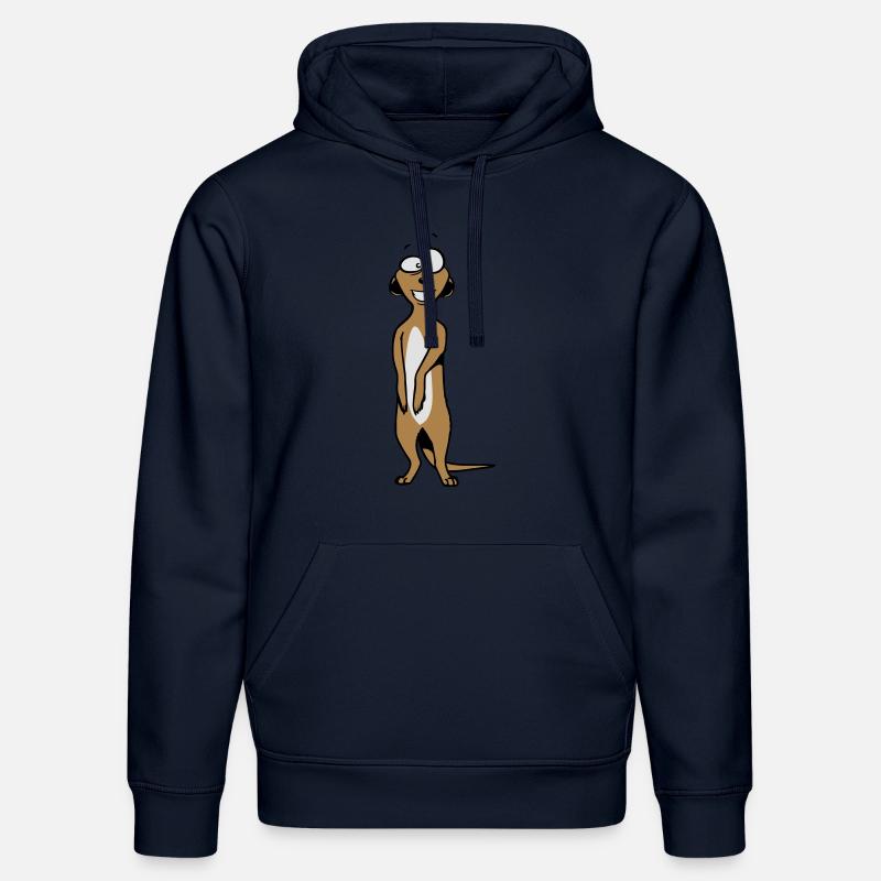 Erdmännchen süss witzig - Stanley/Stella Unisex Bio-Hoodie DRUMMER - French Navy