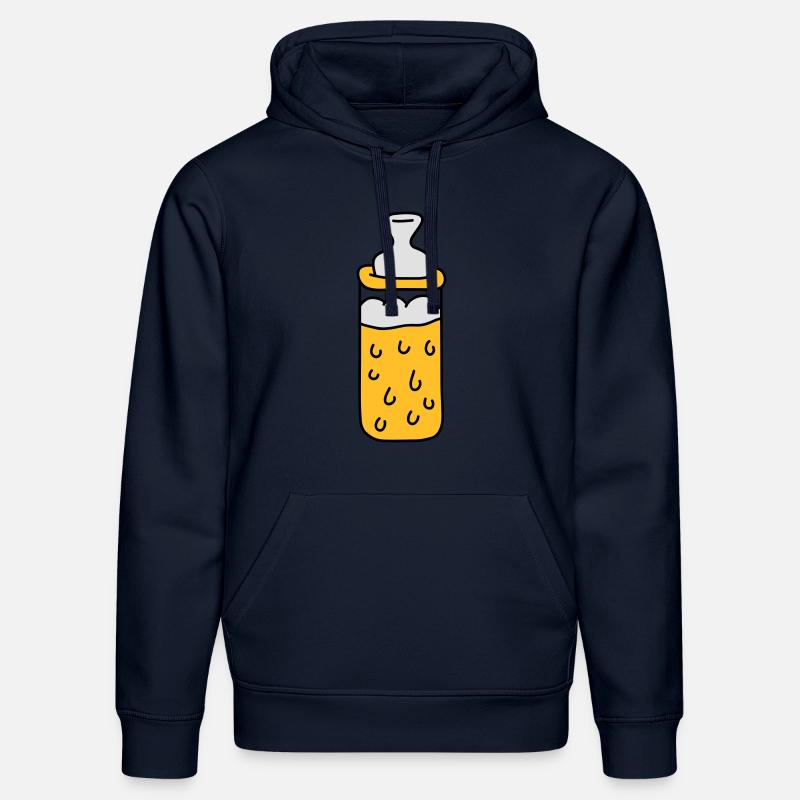 Baby Beer Bottle - Sweat à capuche bio DRUMMER Stanley/Stella Unisexe - bleu marine