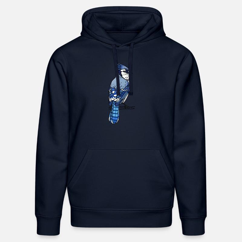 Geai bleu - Sweat à capuche bio DRUMMER Stanley/Stella Unisexe - bleu marine