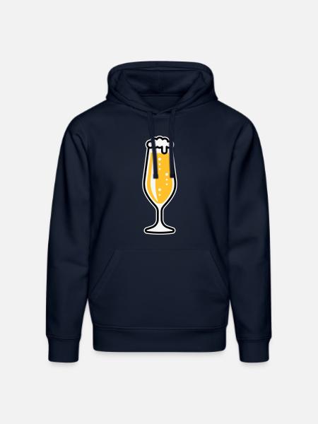 XLustig Fun - Stanley/Stella DRUMMER Unisex Organic Hoodie - french navy