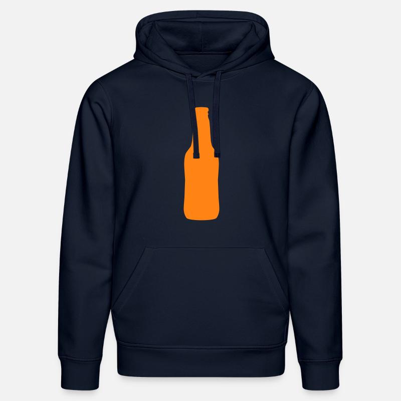 beer_bottle - Sweat à capuche bio DRUMMER Stanley/Stella Unisexe - bleu marine