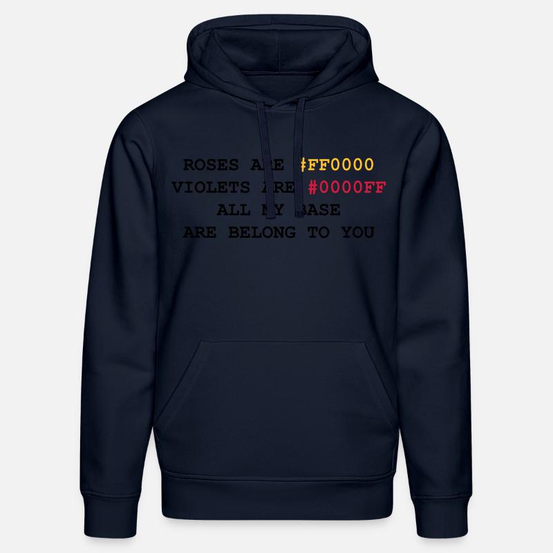 NERD HUMOR: Liebesbrief - Stanley/Stella Unisex Bio-Hoodie DRUMMER - French Navy