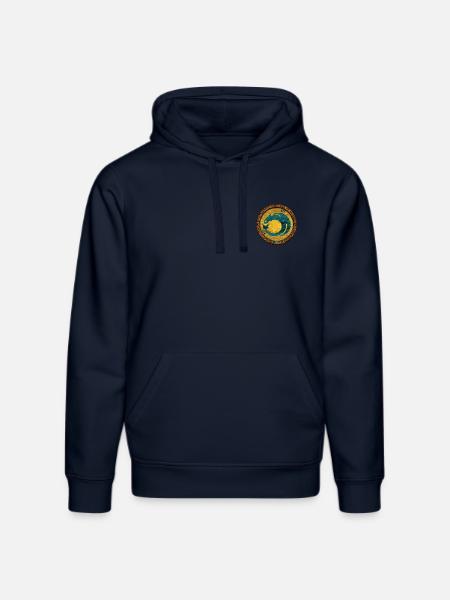 How To Train Your Dragon Shield with Logo - Stanley/Stella DRUMMER Unisex Organic Hoodie - french navy