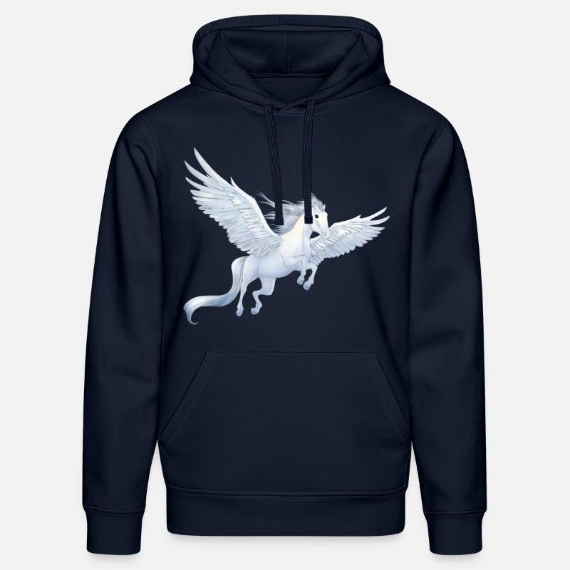 Pegasus 8 - Sweat à capuche bio DRUMMER Stanley/Stella Unisexe - bleu marine
