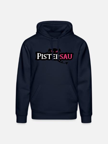 pistensau - Stanley/Stella Unisex Bio-Hoodie DRUMMER - French Navy