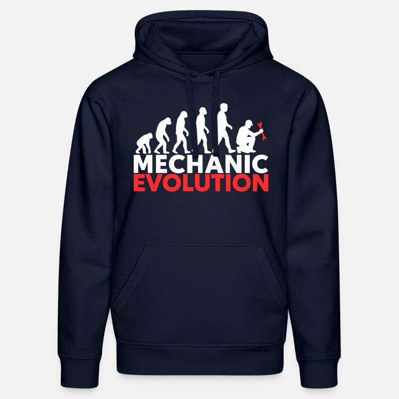 Tournevis mécanique Evolution - Sweat à capuche bio DRUMMER Stanley/Stella Unisexe - bleu marine