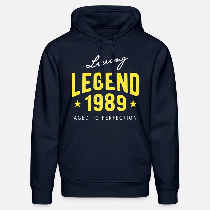 Living Legend 1989 - Sweat à capuche bio DRUMMER Stanley/Stella Unisexe - bleu marine