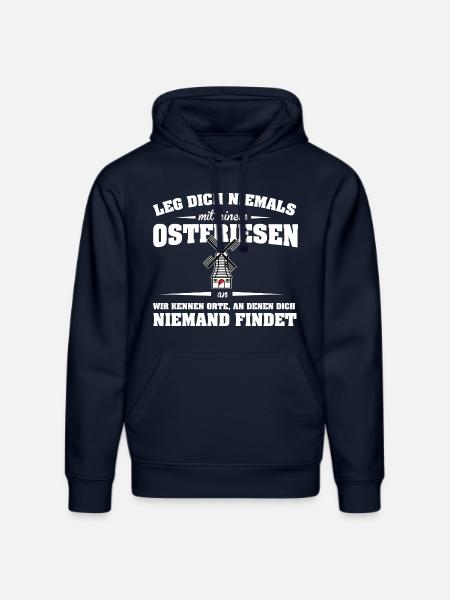 LDN Ostfriesen - Stanley/Stella Unisex Bio-Hoodie DRUMMER - French Navy