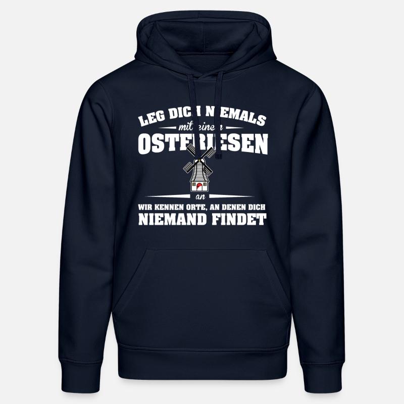 LDN Ostfriesen - Stanley/Stella Unisex Bio-Hoodie DRUMMER  - French Navy