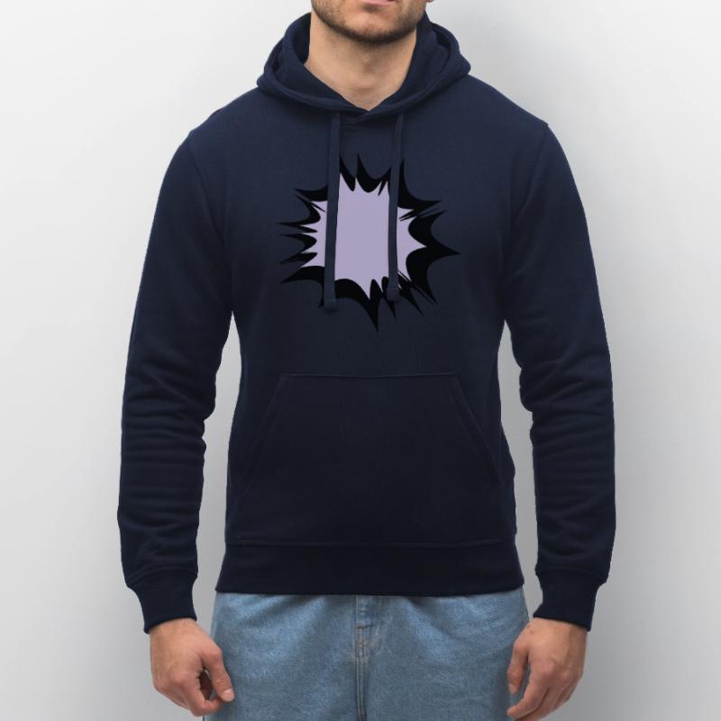 Comic speech bubble explosion Stanley/Stella DRUMMER Unisex Organic Hoodie
