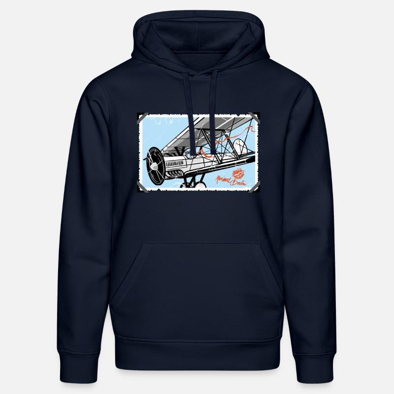 Doppeldecker - Stanley/Stella Unisex Bio-Hoodie DRUMMER  - French Navy