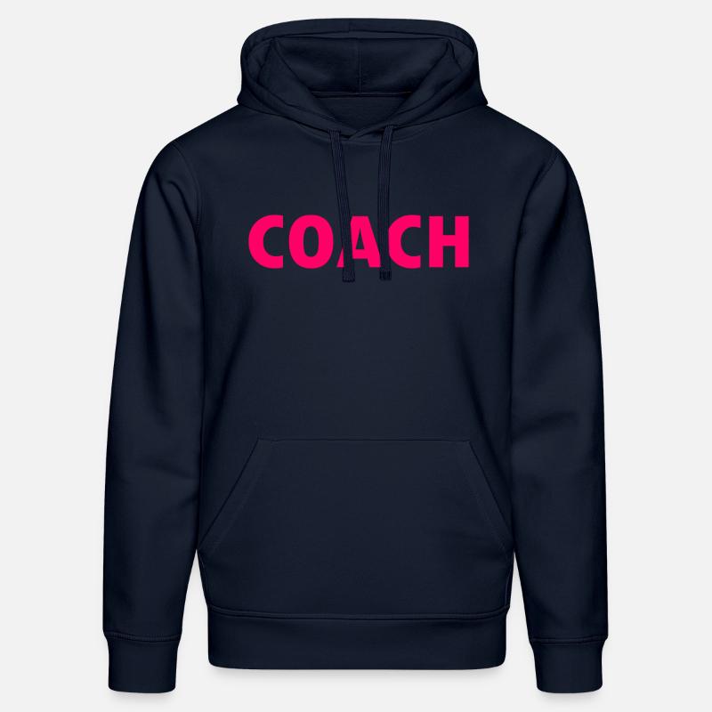 Coach - Sweat à capuche bio DRUMMER Stanley/Stella Unisexe - bleu marine