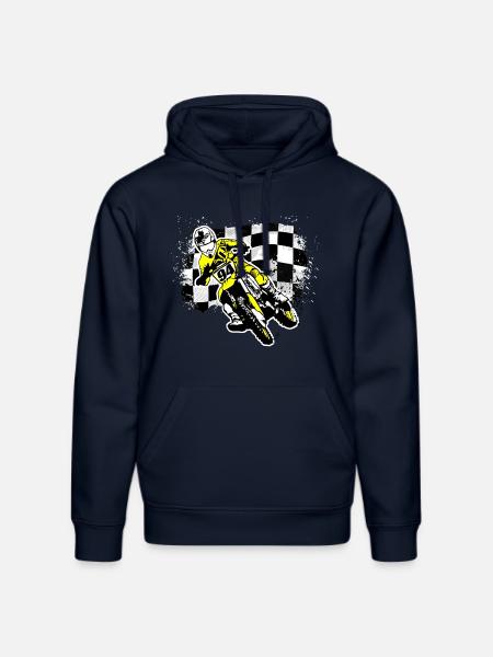 MotoCross - Stanley/Stella DRUMMER Unisex Organic Hoodie - french navy