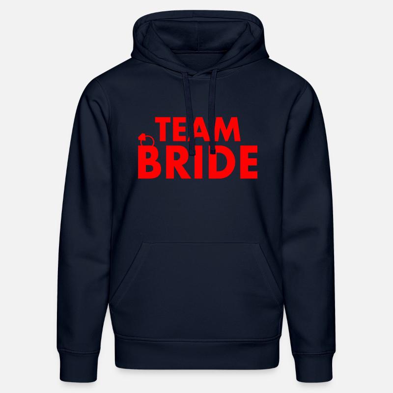 Team bride - Sweat à capuche bio DRUMMER Stanley/Stella Unisexe - bleu marine