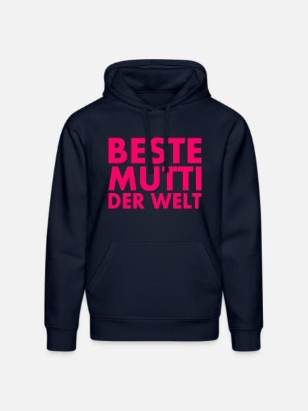 Beste mutti der welt - Stanley/Stella Unisex Bio-Hoodie DRUMMER - French Navy
