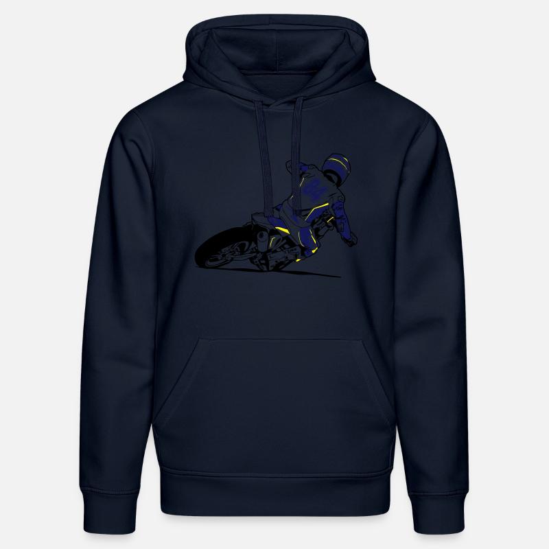 Supermoto - Supermotard - Sweat à capuche bio DRUMMER Stanley/Stella Unisexe - bleu marine