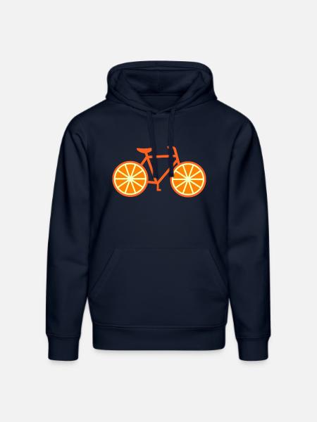 Fahrrad Orange - Stanley/Stella Unisex Bio-Hoodie DRUMMER  - French Navy