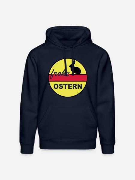 Frohe Ostern 3c - Stanley/Stella Unisex Bio-Hoodie DRUMMER  - French Navy
