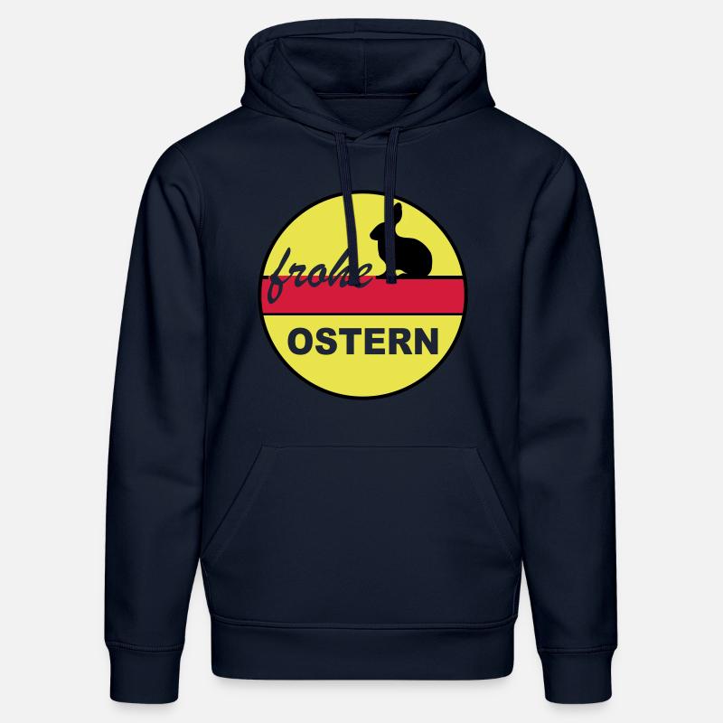 Frohe Ostern 3c - Stanley/Stella Unisex Bio-Hoodie DRUMMER  - French Navy