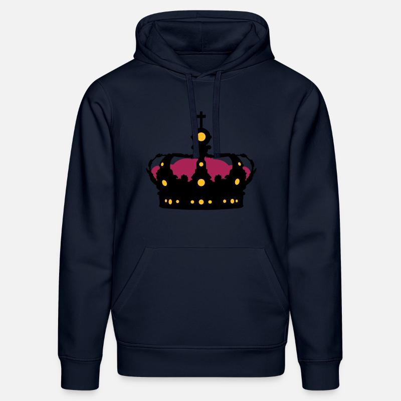 Couronne - Sweat à capuche bio DRUMMER Stanley/Stella Unisexe - bleu marine