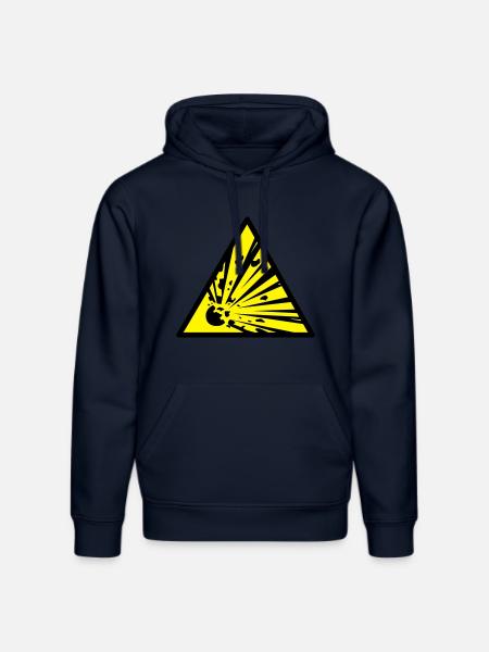 explosiv - Stanley/Stella Unisex Bio-Hoodie DRUMMER  - French Navy