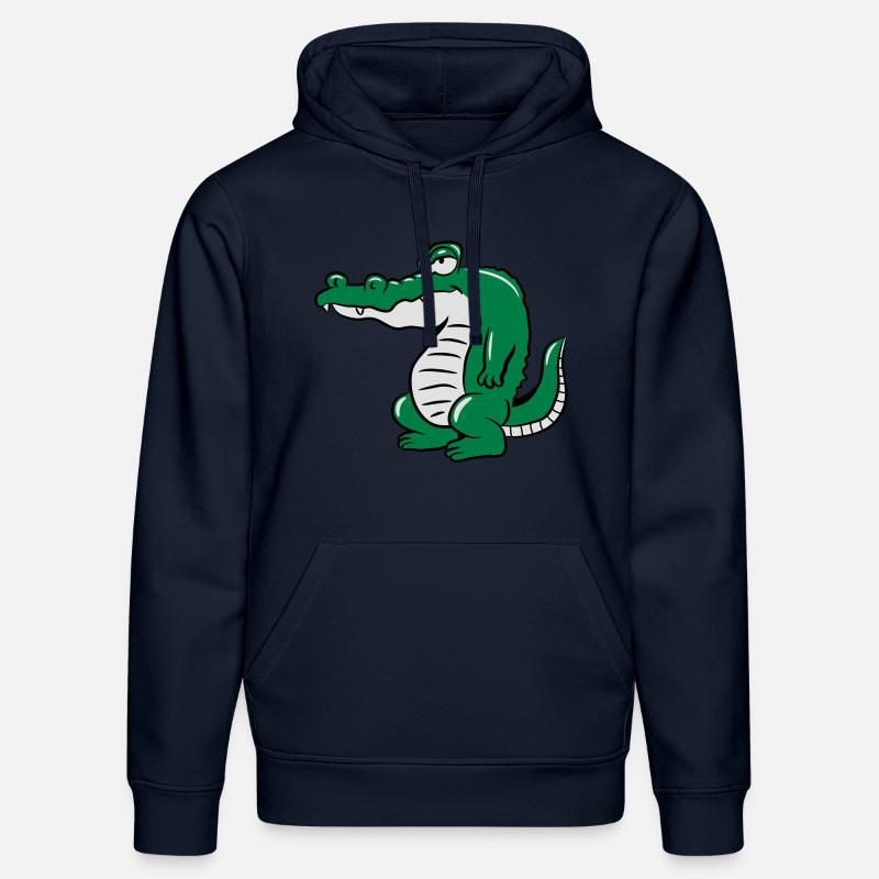 tête de crocodile - Sweat à capuche bio DRUMMER Stanley/Stella Unisexe - bleu marine