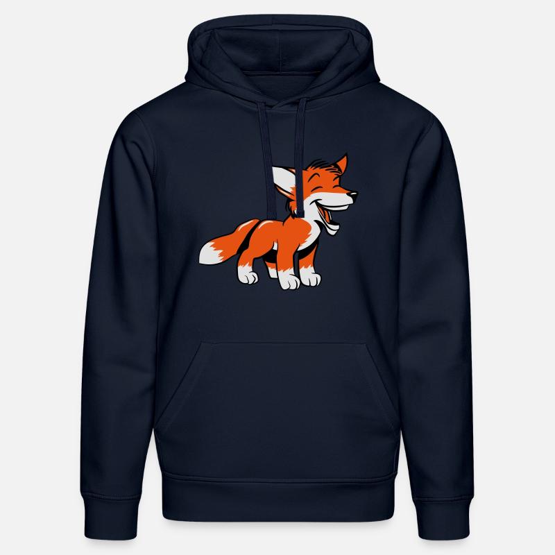 Fuchs rire doux - Sweat à capuche bio DRUMMER Stanley/Stella Unisexe - bleu marine