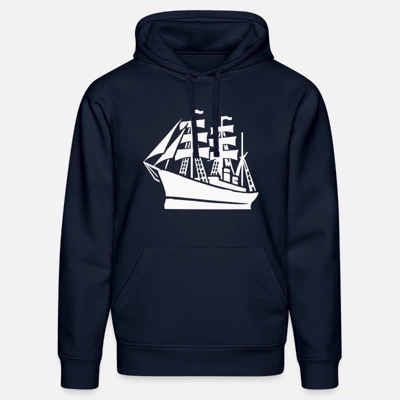Schiff Schifffahrt - Stanley/Stella Unisex Bio-Hoodie DRUMMER  - French Navy