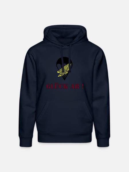 Glück ab Fallschirmjäger - Stanley/Stella Unisex Bio-Hoodie DRUMMER  - French Navy