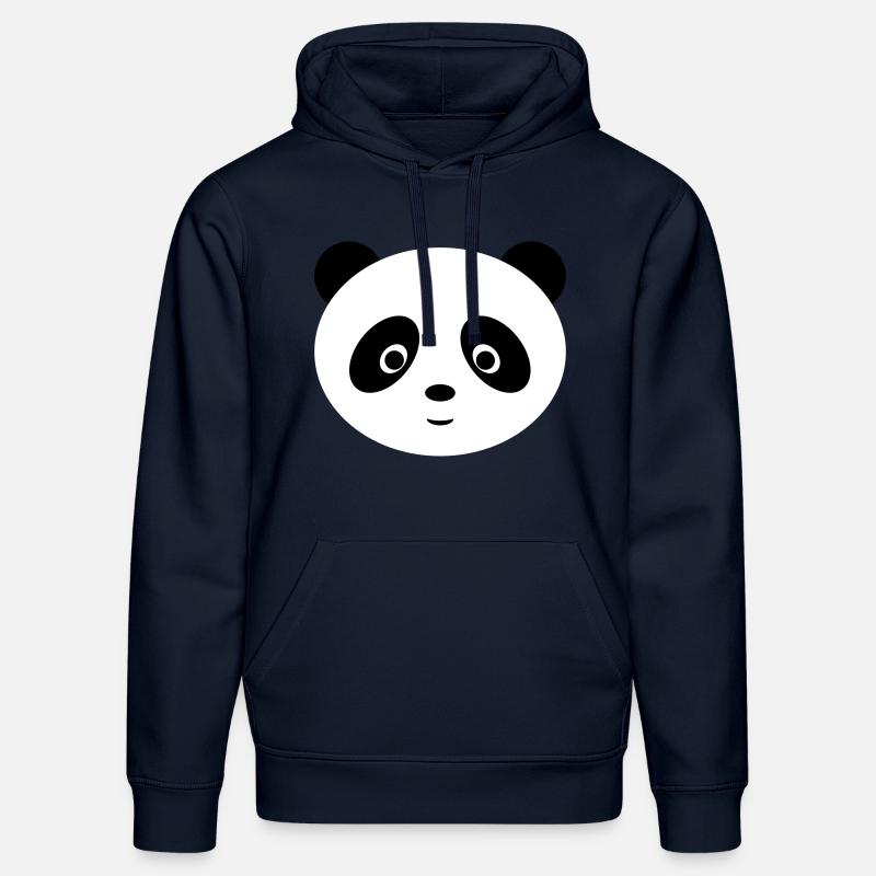 Panda doux - Sweat à capuche bio DRUMMER Stanley/Stella Unisexe - bleu marine