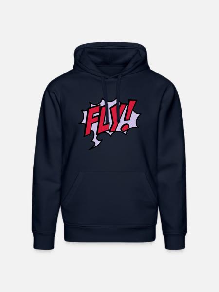 fly - Stanley/Stella DRUMMER Unisex Organic Hoodie - french navy