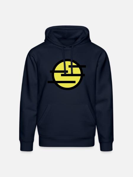 hazy weather, haze - Stanley/Stella DRUMMER Unisex Organic Hoodie - french navy