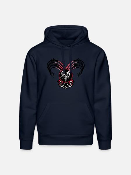 Gothic Girl - Stanley/Stella Unisex Bio-Hoodie DRUMMER - French Navy