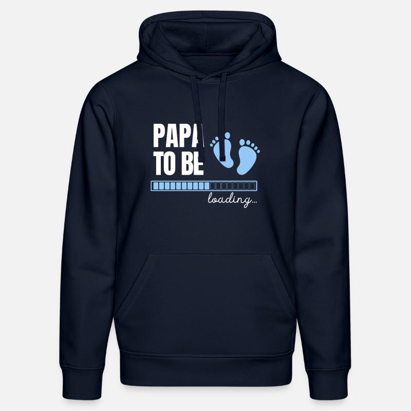Futur papa - garçon - Sweat à capuche bio DRUMMER Stanley/Stella Unisexe - bleu marine