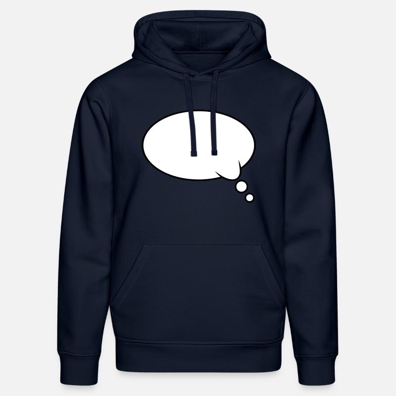 Pensée : Bubble Design - Sweat à capuche bio DRUMMER Stanley/Stella Unisexe - bleu marine