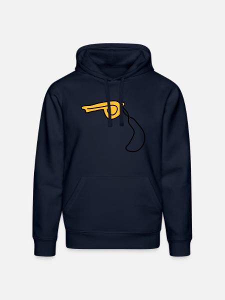 pfeife_2c - Stanley/Stella DRUMMER Unisex Organic Hoodie - french navy