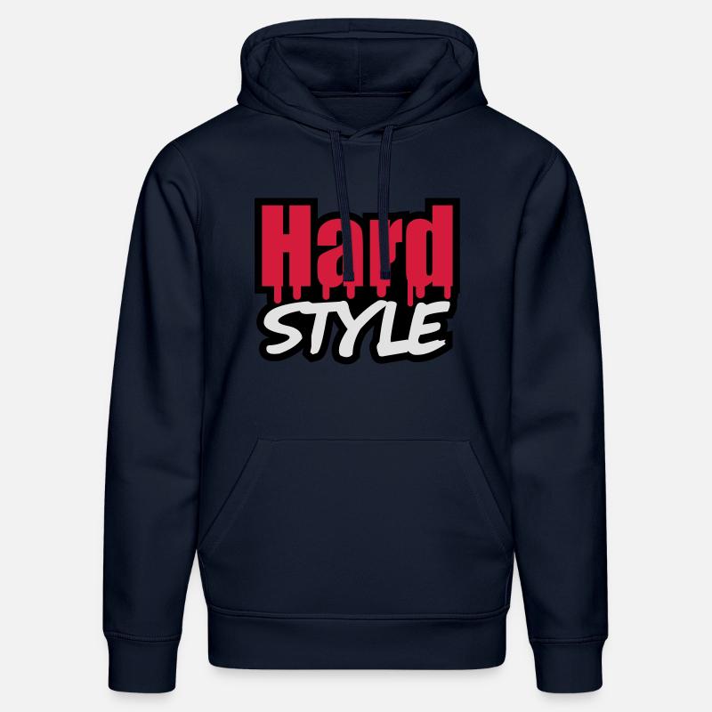 Hard Style - Sweat à capuche bio DRUMMER Stanley/Stella Unisexe - bleu marine