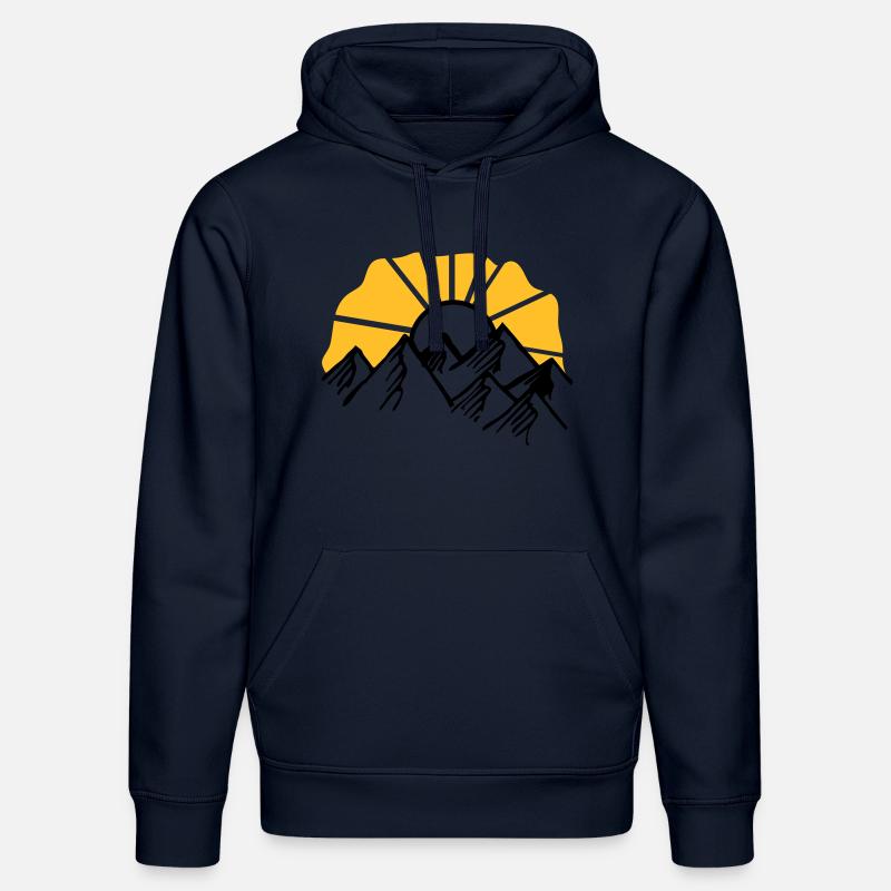 soleil - Sweat à capuche bio DRUMMER Stanley/Stella Unisexe - bleu marine