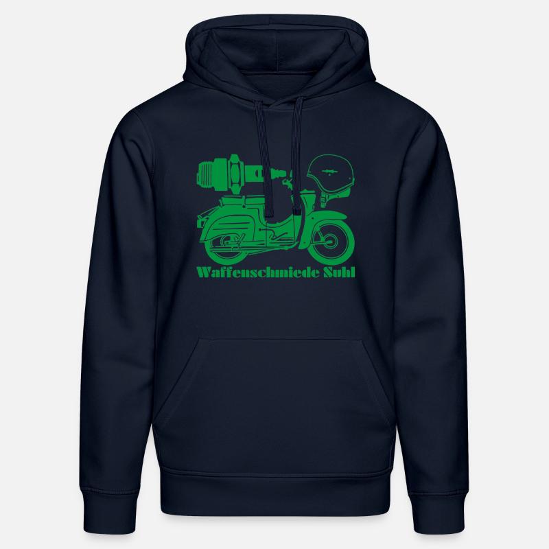 Simson Schwalbe KR51 Waffenschmiede - Stanley/Stella Unisex Bio-Hoodie DRUMMER  - French Navy