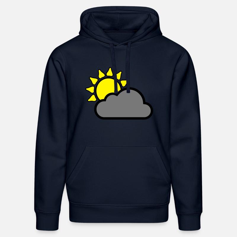 Cloud - Sun - Wolke - Sonne - Stanley/Stella Unisex Bio-Hoodie DRUMMER  - French Navy