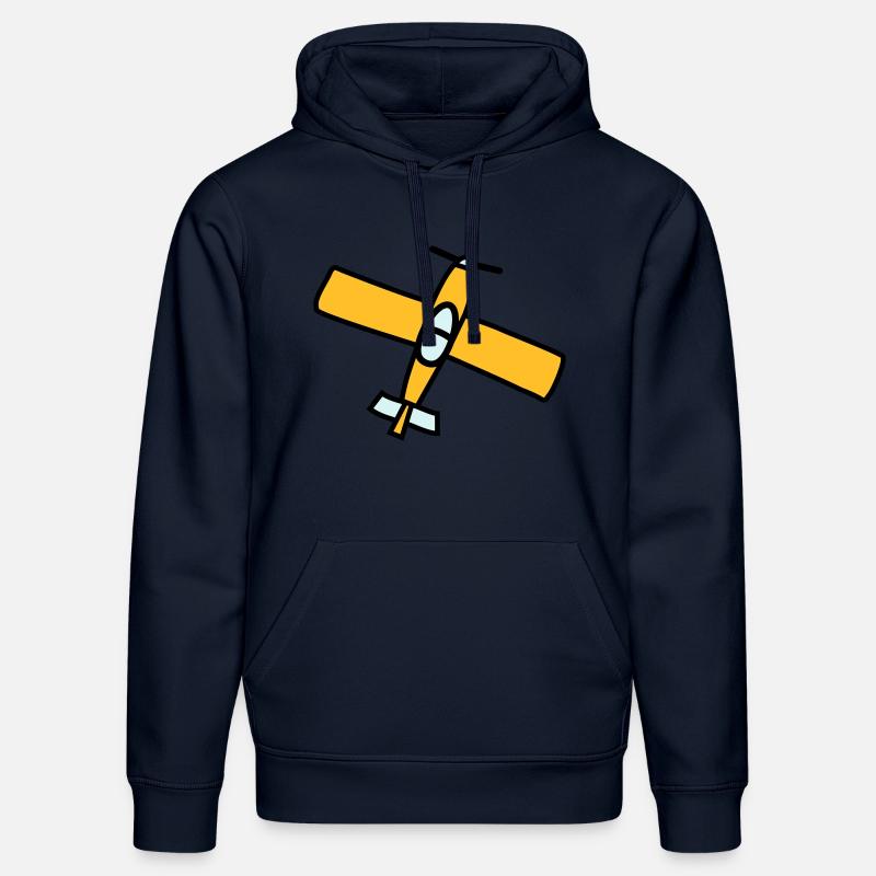 Airplane Design - Sweat à capuche bio DRUMMER Stanley/Stella Unisexe - bleu marine