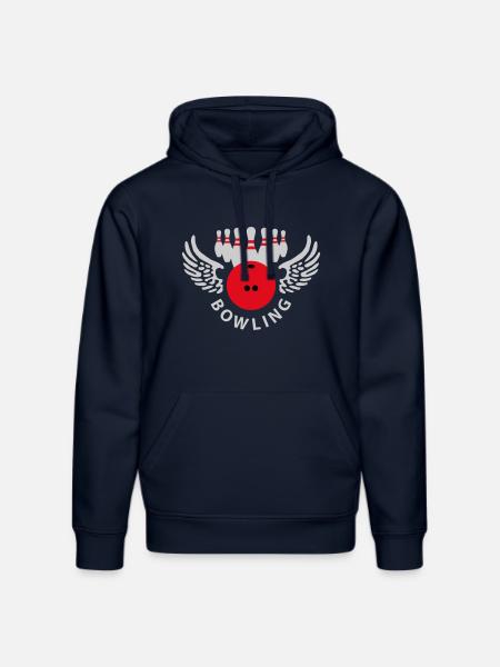 bowling_club_b_3c - Stanley/Stella Unisex Bio-Hoodie DRUMMER - French Navy
