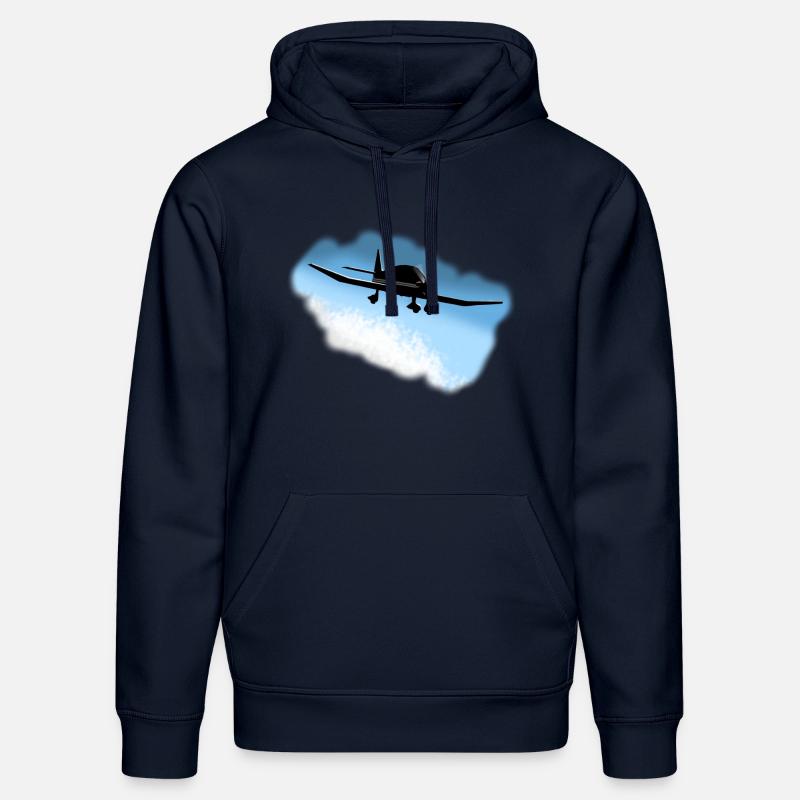 dr400 ciel - Sweat à capuche bio DRUMMER Stanley/Stella Unisexe - bleu marine
