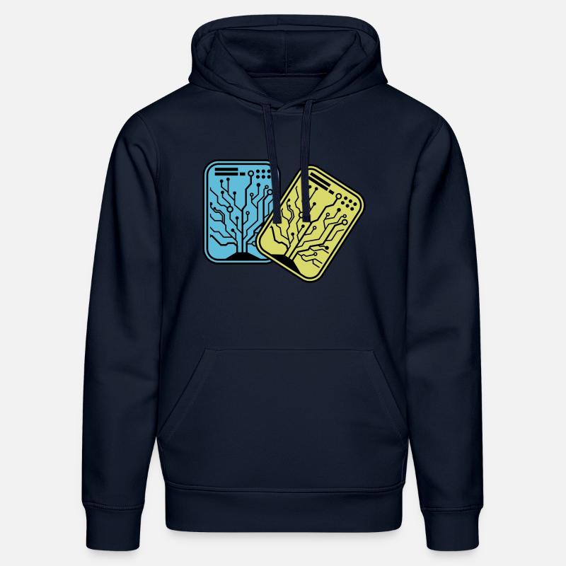 Micro-puce - Sweat à capuche bio DRUMMER Stanley/Stella Unisexe - bleu marine