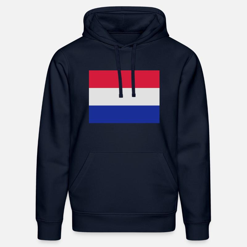 drapeau_pays_bas - Stanley/Stella Unisex Bio-Hoodie DRUMMER  - French Navy