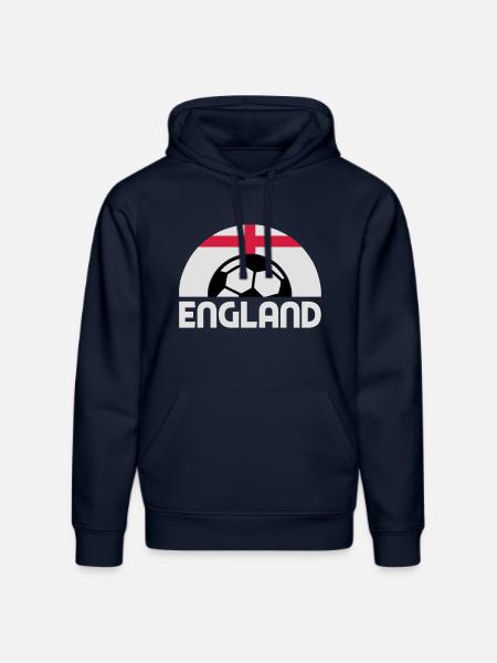 england - Stanley/Stella DRUMMER Unisex Organic Hoodie - french navy