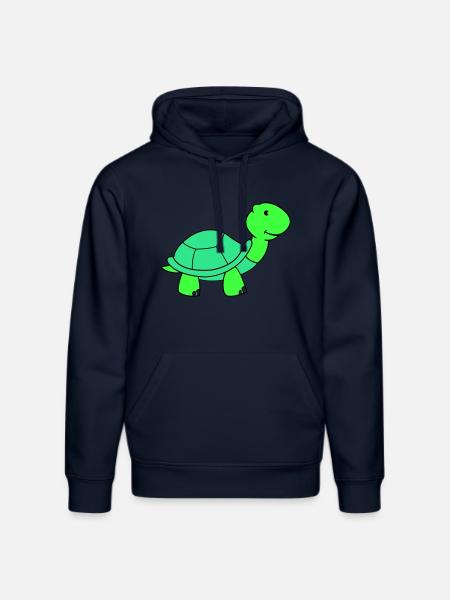 turtle - Stanley/Stella DRUMMER Unisex Organic Hoodie - french navy