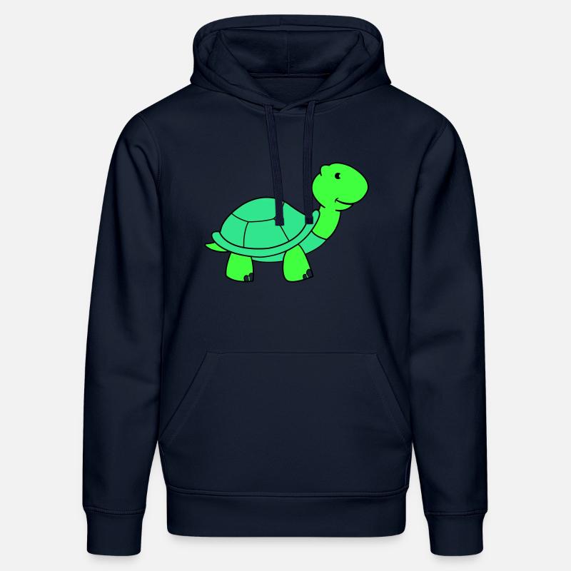 tortue - Sweat à capuche bio DRUMMER Stanley/Stella Unisexe - bleu marine