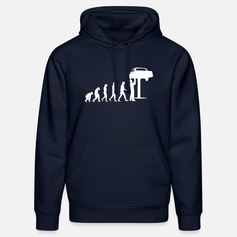 Mechaniker Evolution - Stanley/Stella Unisex Bio-Hoodie DRUMMER  - French Navy