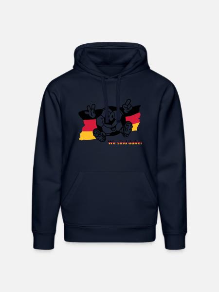 (ichdabei4) - Stanley/Stella Unisex Bio-Hoodie DRUMMER - French Navy